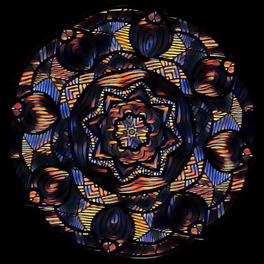 Original Conceptual Time Mixed Media by Electrodo Age