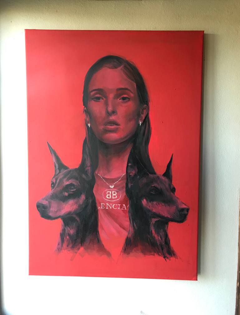 Original Impressionism People Painting by Rulez Of Nothing