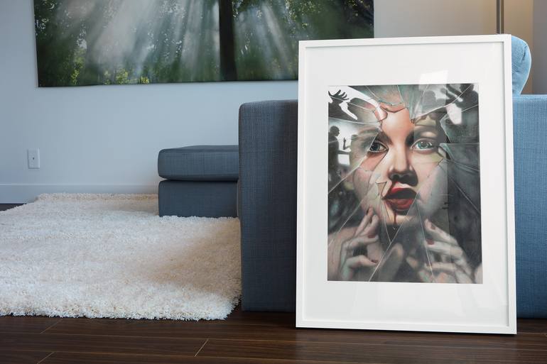 Original Conceptual Women Drawing by Tom Rocha