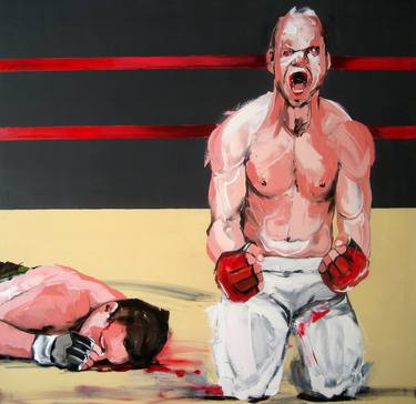 Original Sports Paintings by Raymond Unger