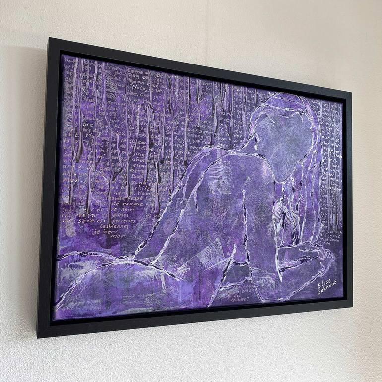 Original Conceptual Erotic Painting by Elise Eekhout