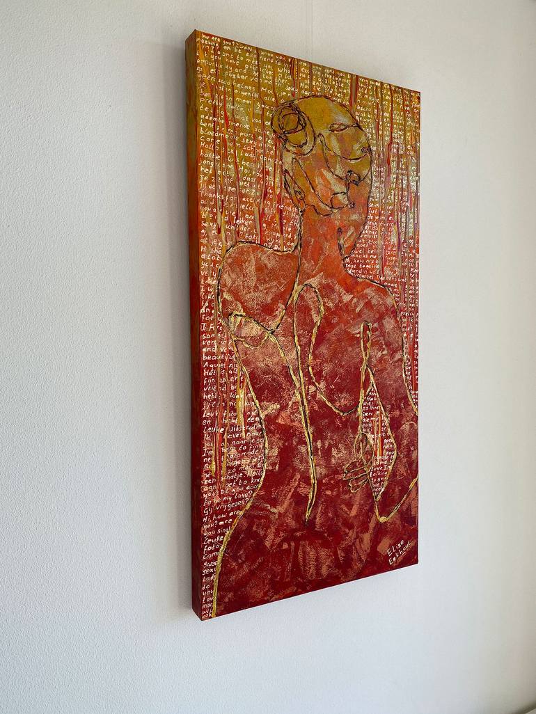 Original Expressionism Erotic Painting by Elise Eekhout