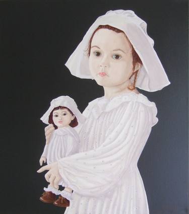 Print of Realism Children Paintings by Michael McEvoy