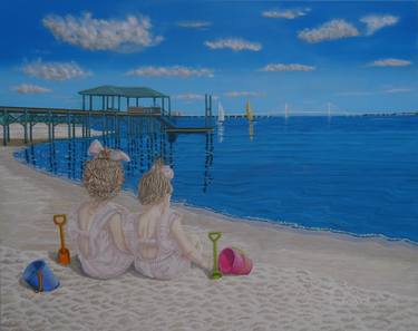 Original Fine Art Beach Paintings by Michael McEvoy