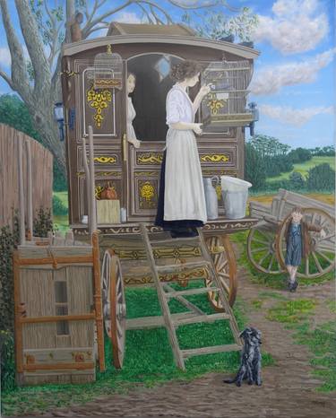 Original Rural life Painting by Michael McEvoy