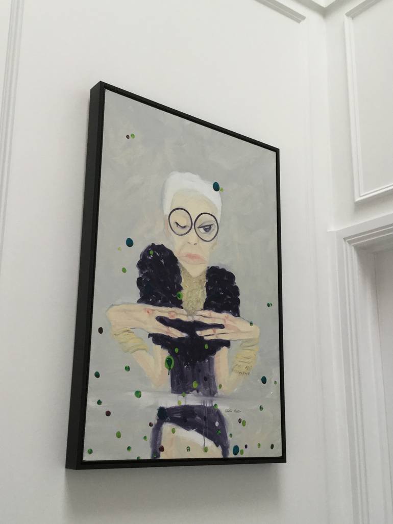 Original Expressionism People Painting by Carla Foster