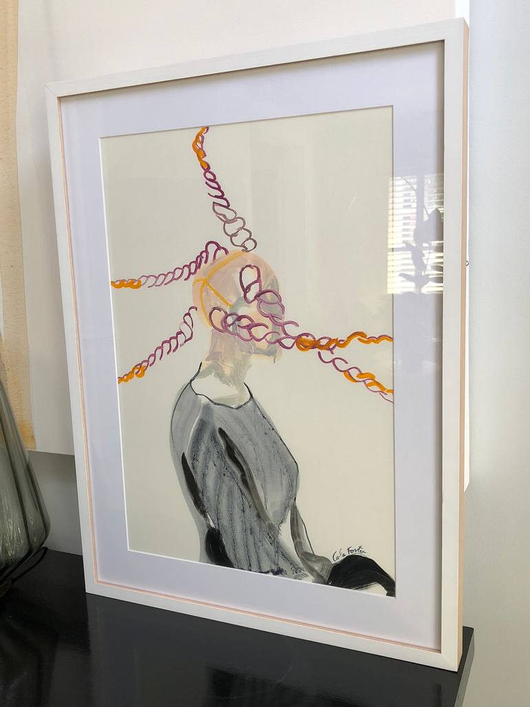 Original Portraiture People Painting by Carla Foster