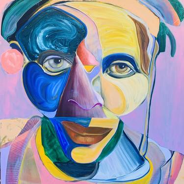 Original Abstract Portrait Paintings by Carla Foster