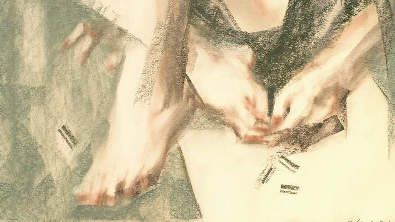 Original Contemporary Erotic Drawing by Raffaello EROICO