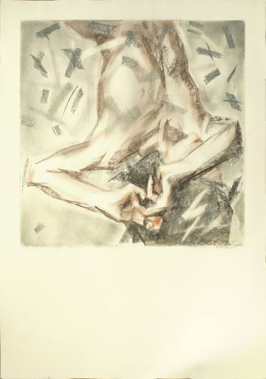 Original Expressionism Erotic Drawings by Raffaello EROICO