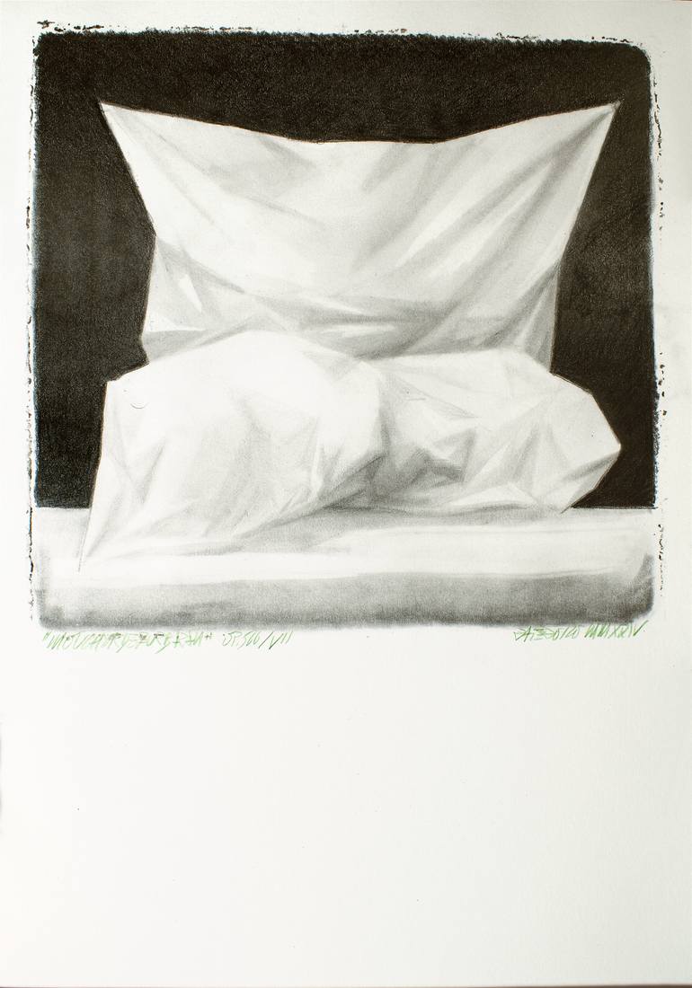 Original Conceptual Fashion Drawing by Raffaello Eroico