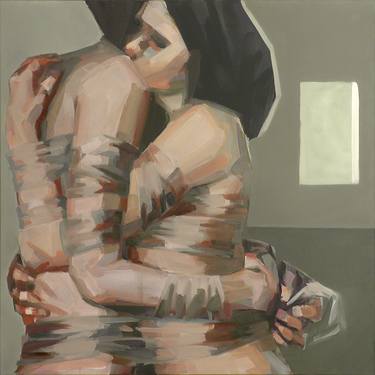 Original Figurative Love Paintings by Raffaello EROICO