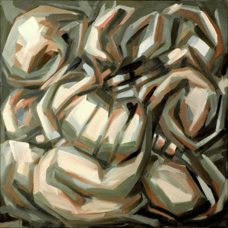 Original Abstract Expressionism Love Paintings by Raffaello Eroico