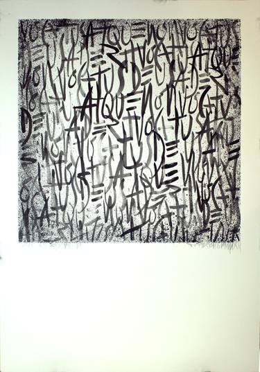 Original Conceptual Calligraphy Drawings by Raffaello EROICO