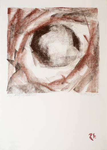Original Abstract Expressionism Abstract Drawings by Raffaello EROICO