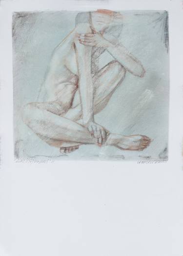Original Figurative Nude Drawings by Raffaello EROICO