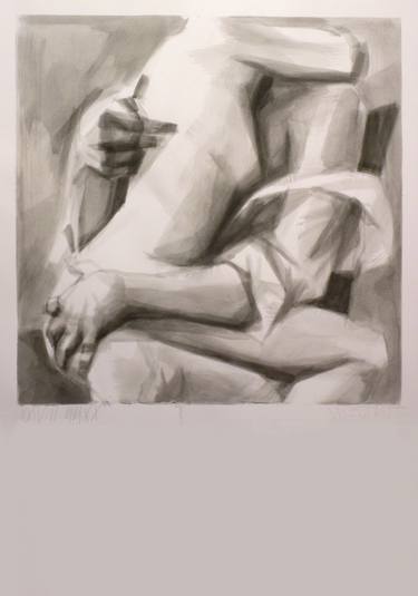 Original Expressionism Erotic Drawings by Raffaello EROICO