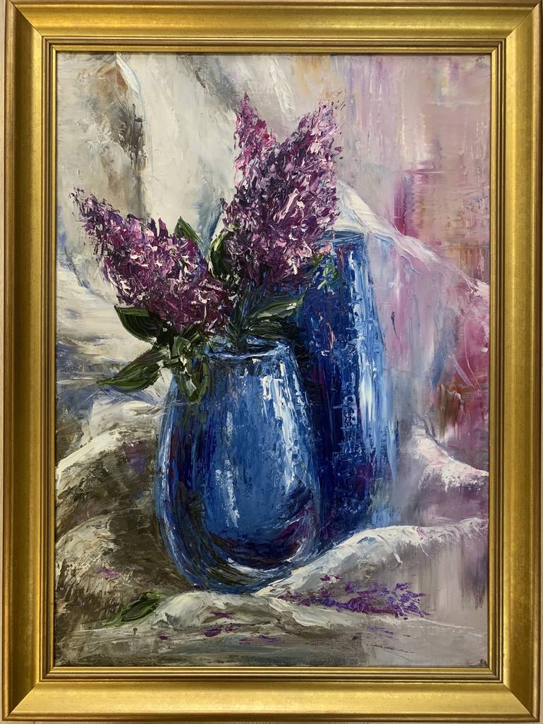 Buy oil painting on canvas «Still life with lilac», flowers