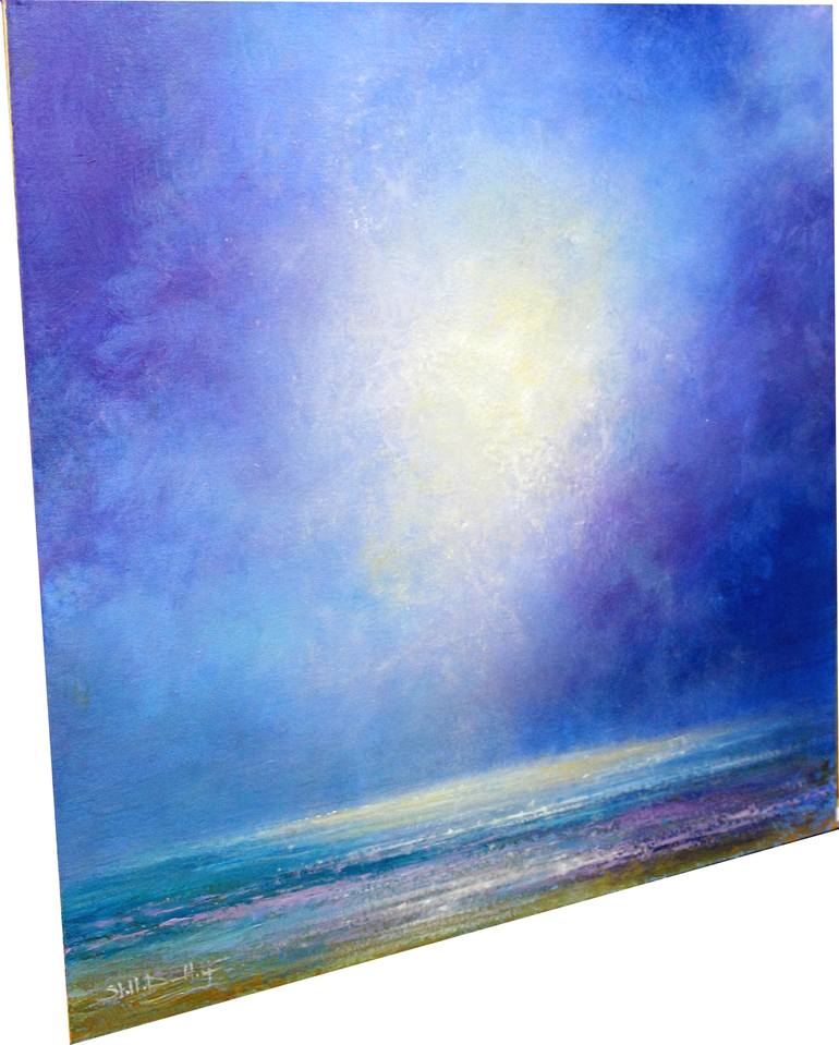 Original Abstract Seascape Painting by Stella Dunkley