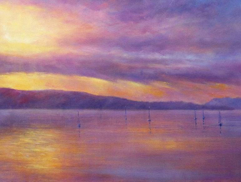Original Seascape Painting by Stella Dunkley