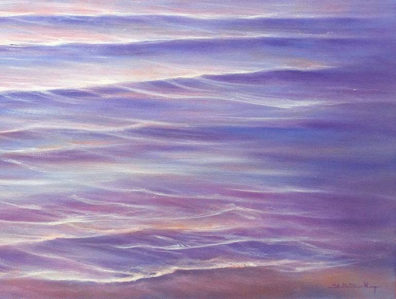 Original Impressionism Seascape Painting by Stella Dunkley