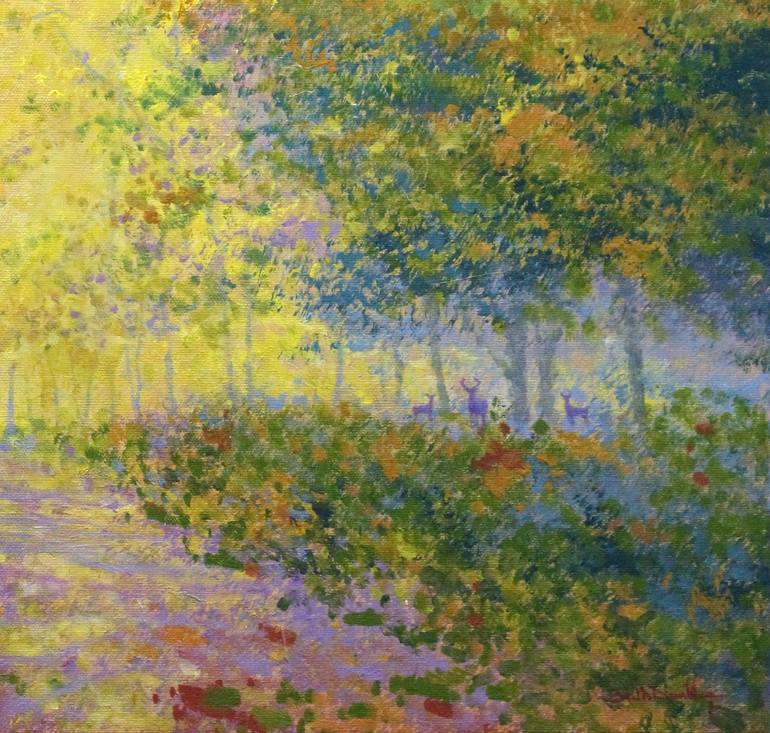 Original Impressionism Landscape Painting by Stella Dunkley