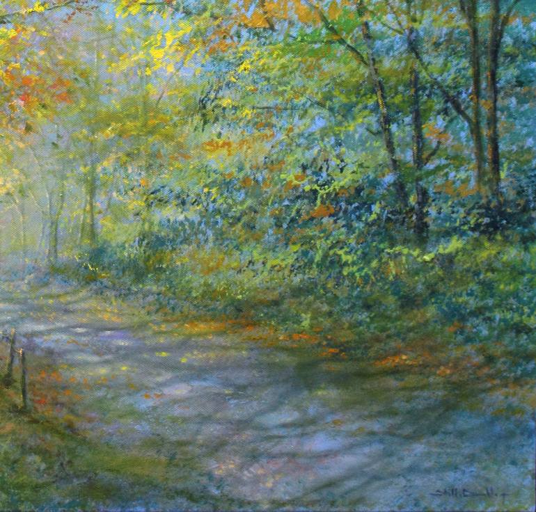 Original Impressionism Landscape Painting by Stella Dunkley