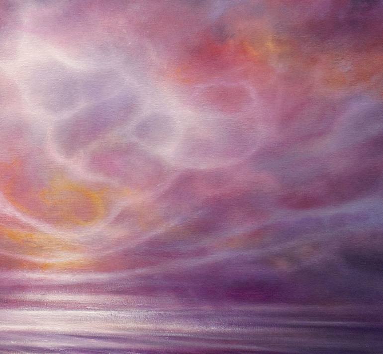 Original Abstract Seascape Painting by Stella Dunkley