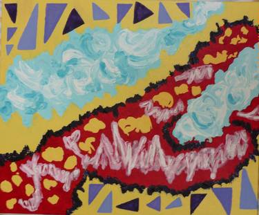 Print of Expressionism Patterns Paintings by Aleyna Maris