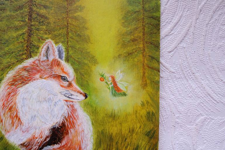 Original Figurative Animal Painting by Nadiia Morokhovets