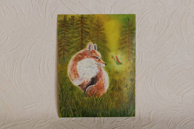 Original Figurative Animal Painting by Nadiia Morokhovets