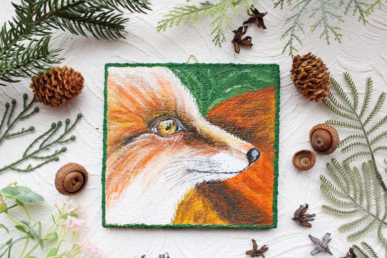 Original Figurative Animal Painting by Nadiia Morokhovets