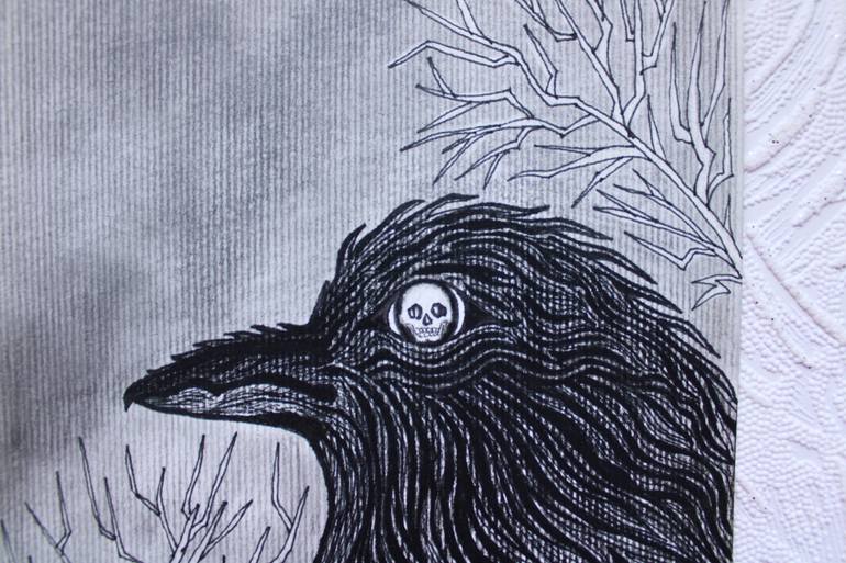Original Figurative Animal Drawing by Nadiia Morokhovets