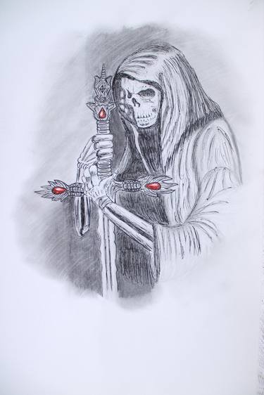 Print of Mortality Drawings by Nadiia Morokhovets