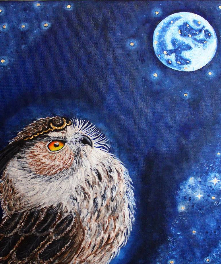 owl art oil