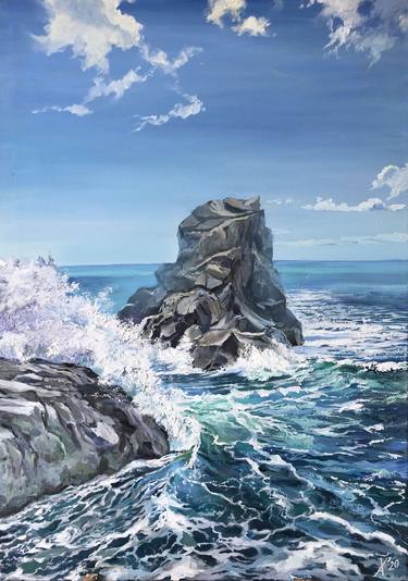 Original Fine Art Seascape Paintings by Anastasiya Kharchenko