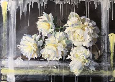 Print of Realism Floral Paintings by Anastasiya Kharchenko