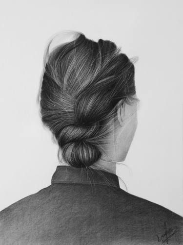 Print of Photorealism Women Drawings by Mariam Darchiashvili