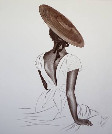 Print of Figurative Women Drawings by Mariam Darchiashvili