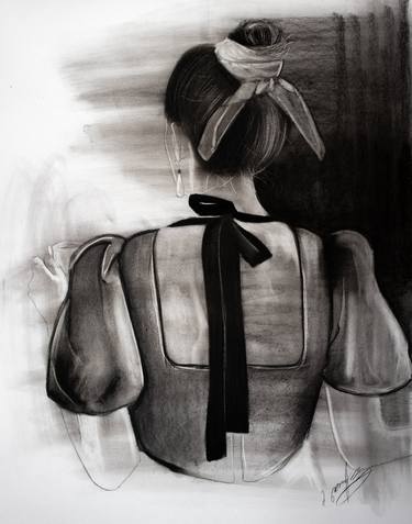 Print of Women Drawings by Mariam Darchiashvili