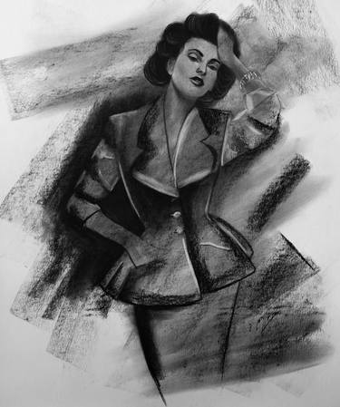 Print of Women Drawings by Mariam Darchiashvili