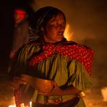 tarahumara woman drinking tesguino - Limited Edition of 25 by seila montes