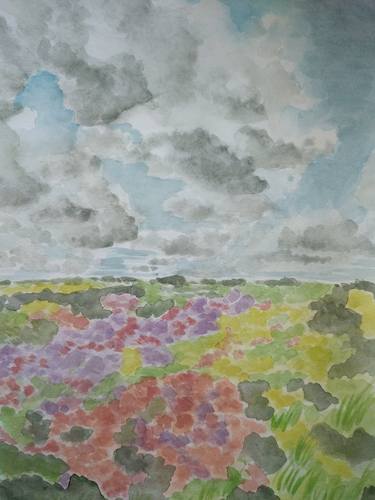 Original Landscape Watercolor Painting thumb