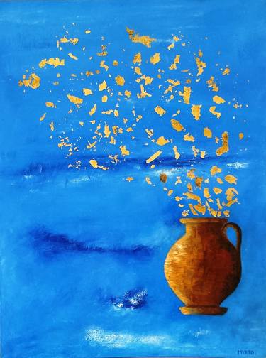 Print of Abstract Still Life Paintings by Myrto Dondos