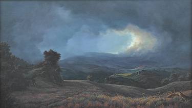 Print of Landscape Paintings by Jónathan Daza