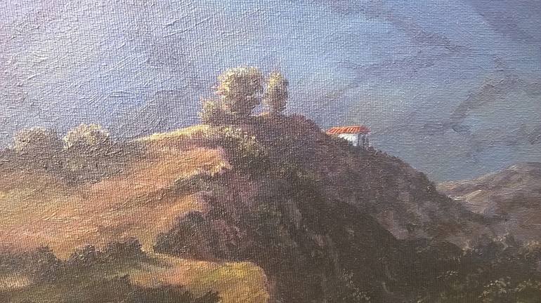 Original Figurative Landscape Painting by Jónathan Daza
