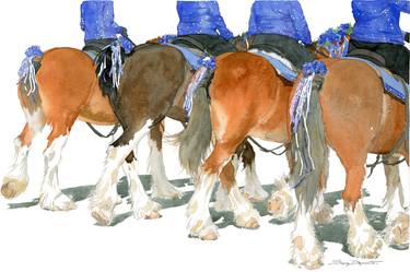 Original Fine Art Horse Paintings by Sara Deponte
