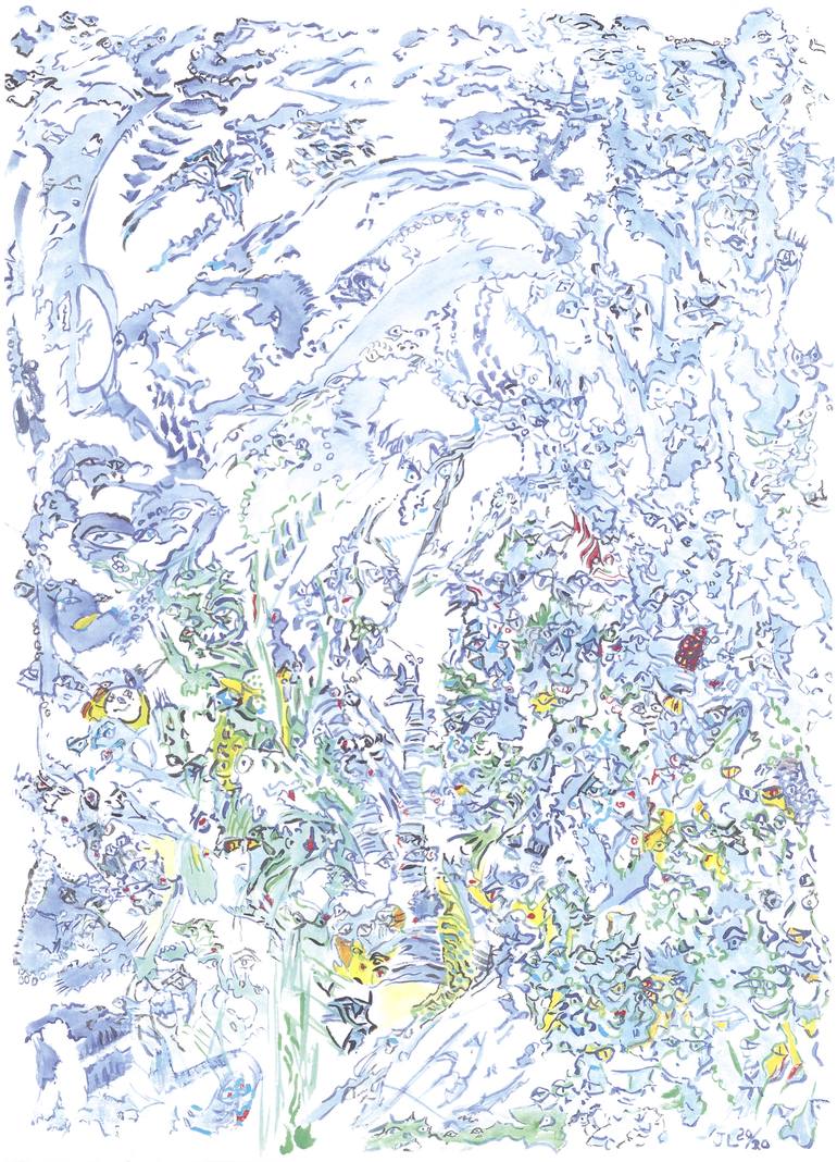 Sea Grass Painting by John Lewis Saatchi Art