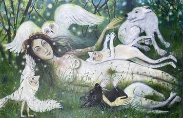 Original Contemporary Nature Painting by Alexandra Frank