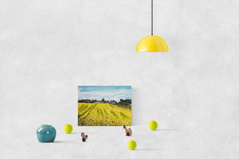 Original Illustration Landscape Painting by Alyona Kazakova